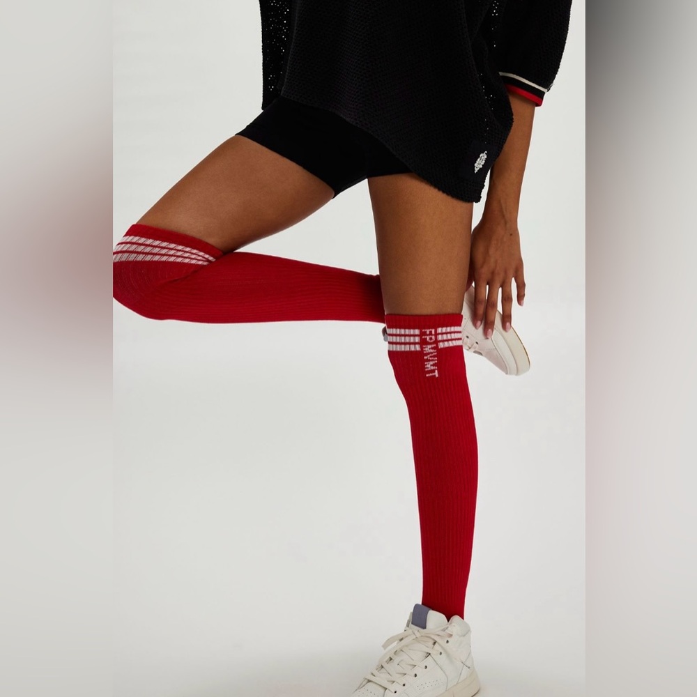 ▪️Free People Race Pace Stripe Scrunch Socks